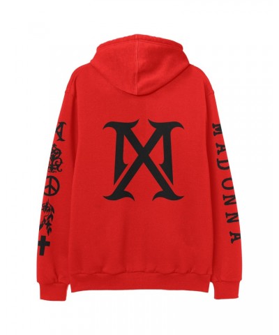 Madonna Disturbe The Peace Red Pullover Hoodie $5.73 Sweatshirts