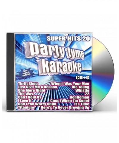 Party Tyme Karaoke Super Hits 20 (16-song CD+G) CD $15.05 CD