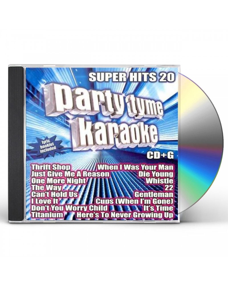 Party Tyme Karaoke Super Hits 20 (16-song CD+G) CD $15.05 CD