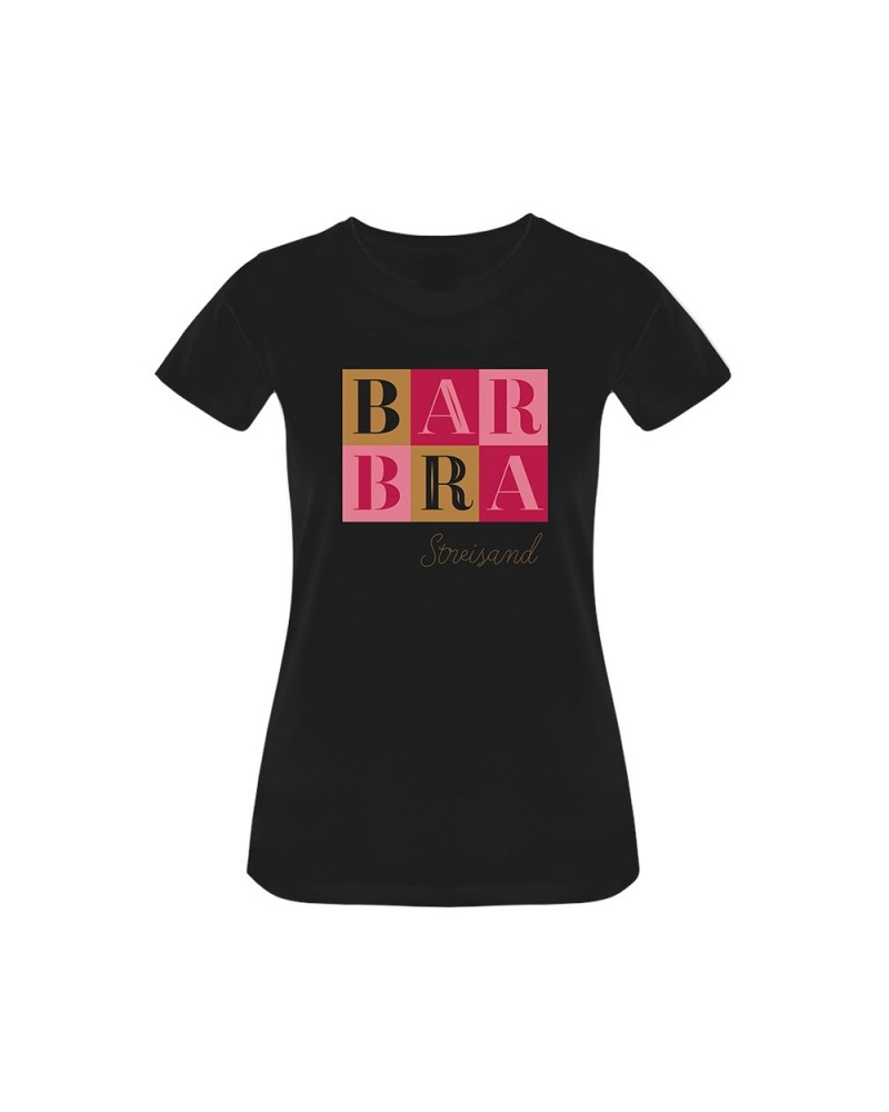 Barbra Streisand BARBRA Blocks T-Shirt $6.44 Shirts