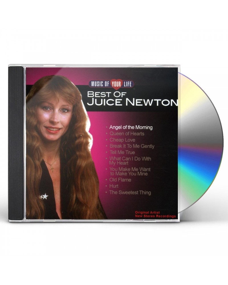 Juice Newton MUSIC OF YOUR LIFE: BEST OF JUICE NEWTON CD $12.00 CD