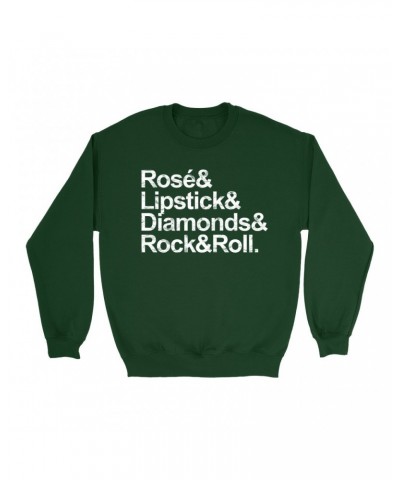 Music Life Sweatshirt | Rosé & Rock n' Roll Sweatshirt $1.65 Sweatshirts