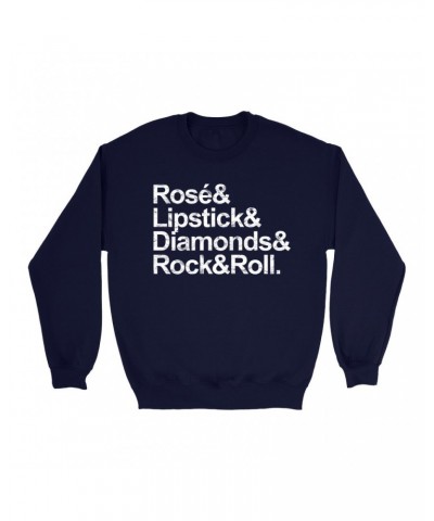 Music Life Sweatshirt | Rosé & Rock n' Roll Sweatshirt $1.65 Sweatshirts