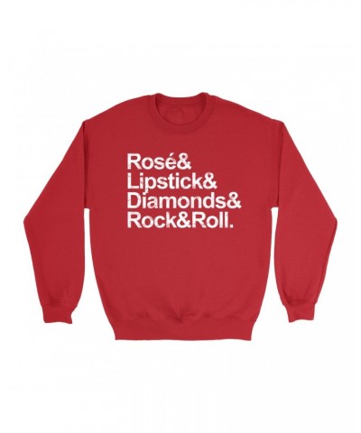 Music Life Sweatshirt | Rosé & Rock n' Roll Sweatshirt $1.65 Sweatshirts