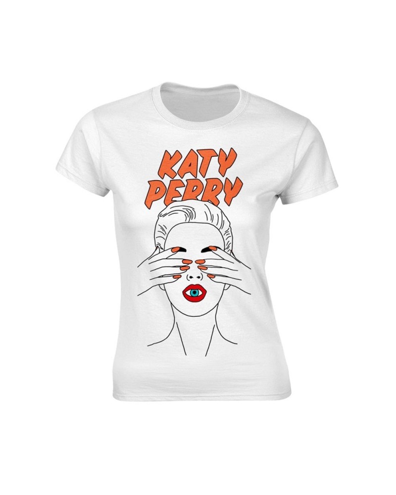 Katy Perry Women's T Shirt - Illustrated Eye $8.84 Shirts