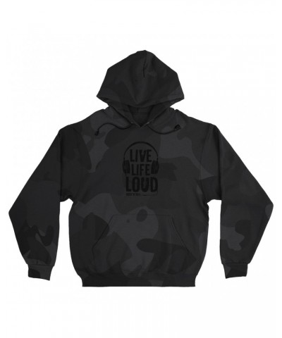 Music Life Camo Hoodie | Live Life Loud Pullover Hoodie $10.79 Sweatshirts