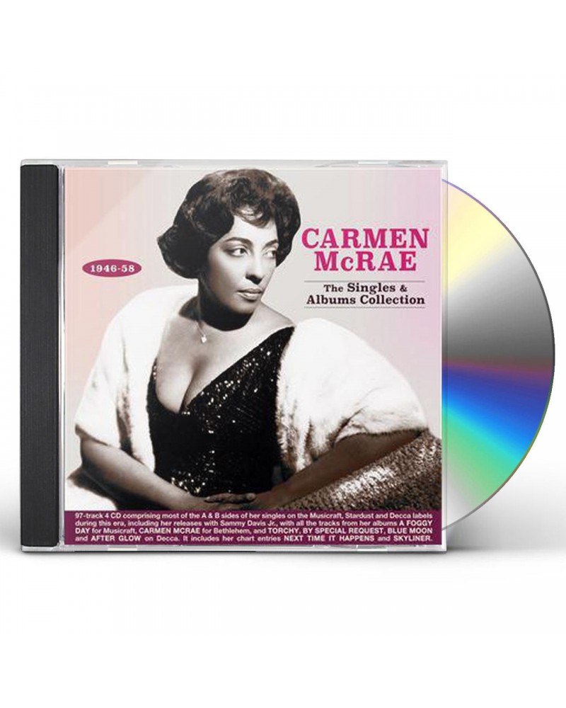 Carmen McRae SINGLES & ALBUMS COLLECTION 1946-58 CD $19.19 CD