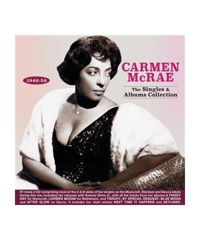 Carmen McRae SINGLES & ALBUMS COLLECTION 1946-58 CD $19.19 CD