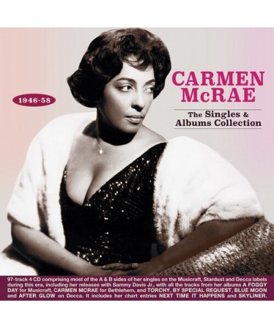 Carmen McRae SINGLES & ALBUMS COLLECTION 1946-58 CD $19.19 CD