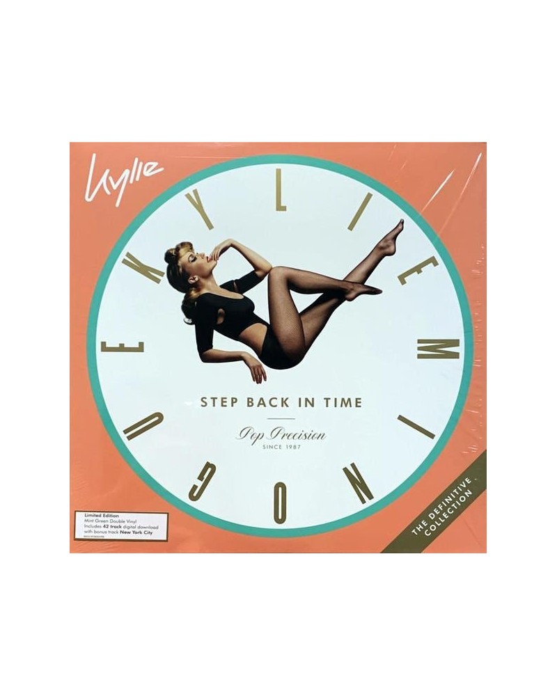 Kylie Minogue STEP BACK IN TIME: THE DEFINITIVE COLLECTION (2LP/GREEN VINYL) Vinyl Record $13.54 Vinyl