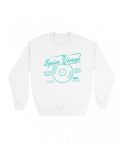 Music Life Sweatshirt | Spin Vinyl Sweatshirt $7.81 Sweatshirts