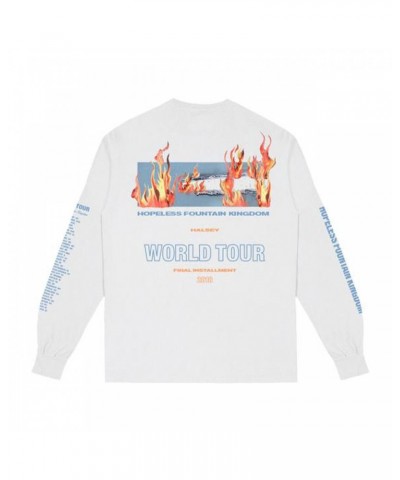 Halsey White Long Sleeve $10.10 Shirts