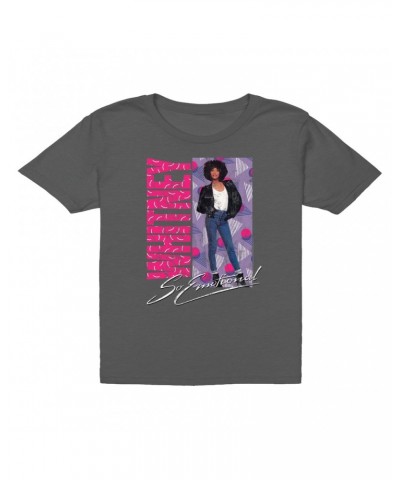 Whitney Houston Kids T-Shirt | So Emotional Pattern Design Kids T-Shirt $10.12 Kids