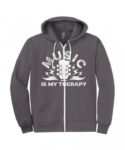 Music Life Zip Hoodie | Music Is My Therapy Hoodie $10.31 Sweatshirts