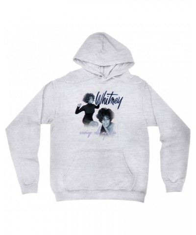 Whitney Houston Hoodie | Saving All My Love Pastel Photo Collage Hoodie $3.76 Sweatshirts