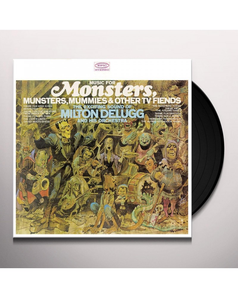 Milton Delugg & His Orchestra MUSIC FOR MONSTERS MUNSTERS MUMMIES & OTHER Vinyl Record $19.07 Vinyl