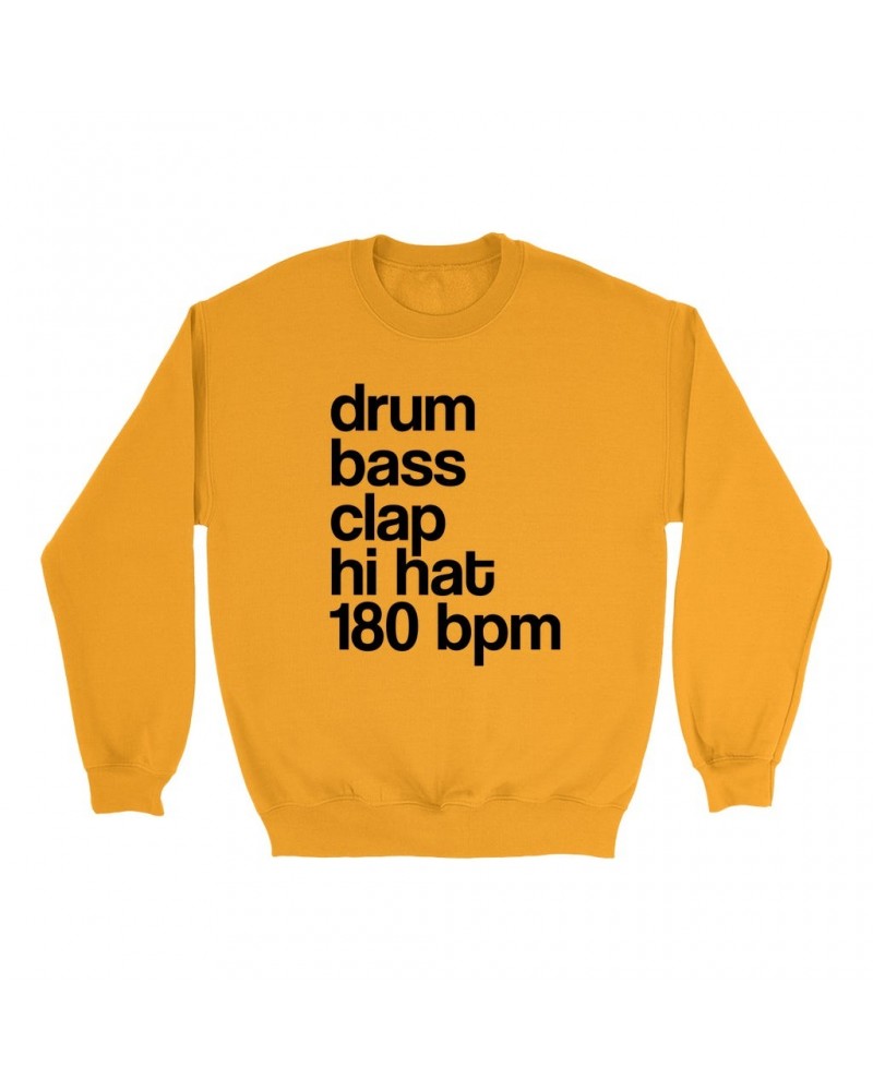 Music Life Colorful Sweatshirt | Drum Bass Clap Sweatshirt $22.54 Sweatshirts