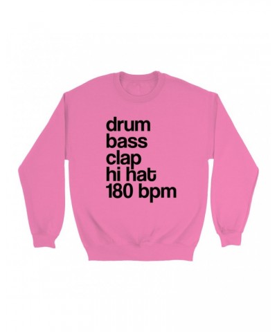 Music Life Colorful Sweatshirt | Drum Bass Clap Sweatshirt $22.54 Sweatshirts