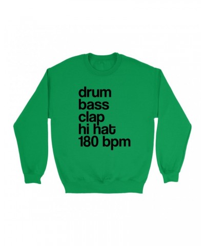 Music Life Colorful Sweatshirt | Drum Bass Clap Sweatshirt $22.54 Sweatshirts