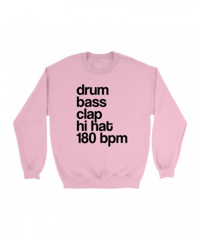 Music Life Colorful Sweatshirt | Drum Bass Clap Sweatshirt $22.54 Sweatshirts