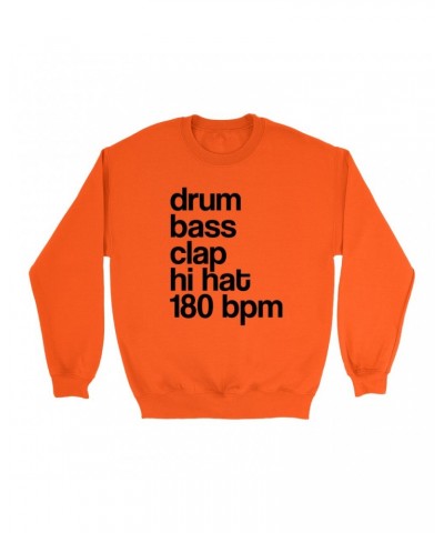 Music Life Colorful Sweatshirt | Drum Bass Clap Sweatshirt $22.54 Sweatshirts