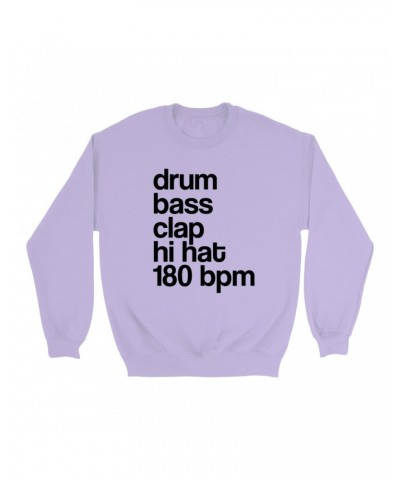 Music Life Colorful Sweatshirt | Drum Bass Clap Sweatshirt $22.54 Sweatshirts