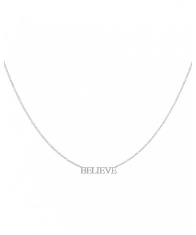 Cher Believe Sterling Silver Necklace $26.59 Accessories