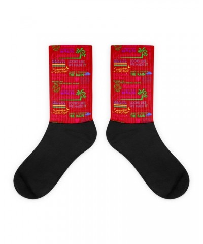 Barry Manilow MANILOW Neon Titles Socks $5.75 Footware