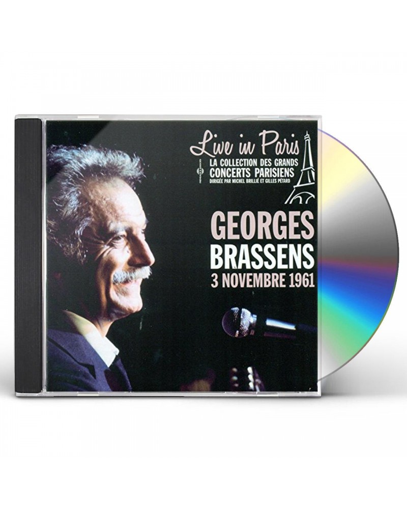 Georges Brassens LIVE IN PARIS 03 NOVEMBRE 1961 CD $9.55 CD