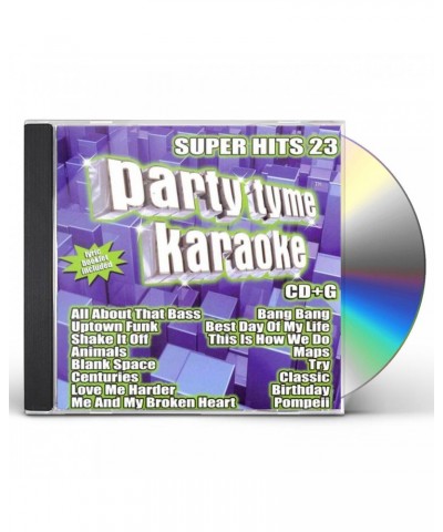 Party Tyme Karaoke Super Hits 23 (16-song CD+G) CD $22.05 CD