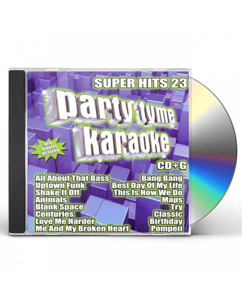 Party Tyme Karaoke Super Hits 23 (16-song CD+G) CD $22.05 CD