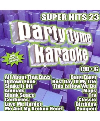 Party Tyme Karaoke Super Hits 23 (16-song CD+G) CD $22.05 CD