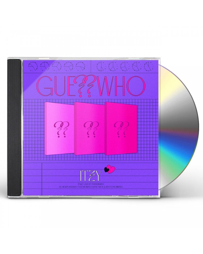 ITZY Guess Who (Cd/2 Posters/Photobook/Photocard/Sticker/Paper/Hidden Card) CD $7.54 CD