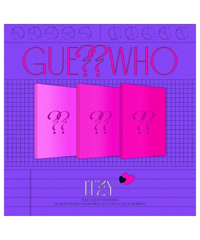 ITZY Guess Who (Cd/2 Posters/Photobook/Photocard/Sticker/Paper/Hidden Card) CD $7.54 CD