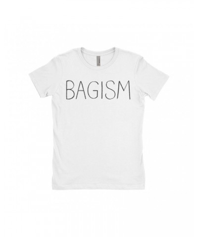 John Lennon Ladies' Boyfriend T-Shirt | Bagism Design Worn By Shirt $9.55 Shirts