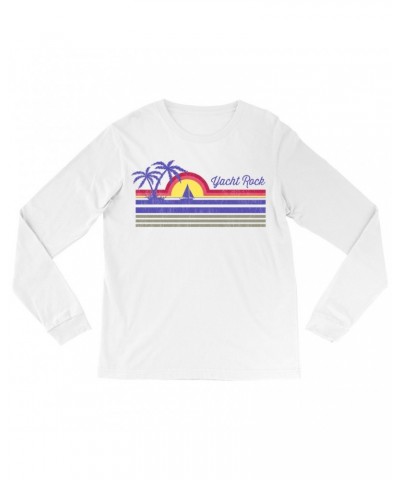 Music Life Long Sleeve Shirt | Yacht Rock Sunset Shirt $9.76 Shirts