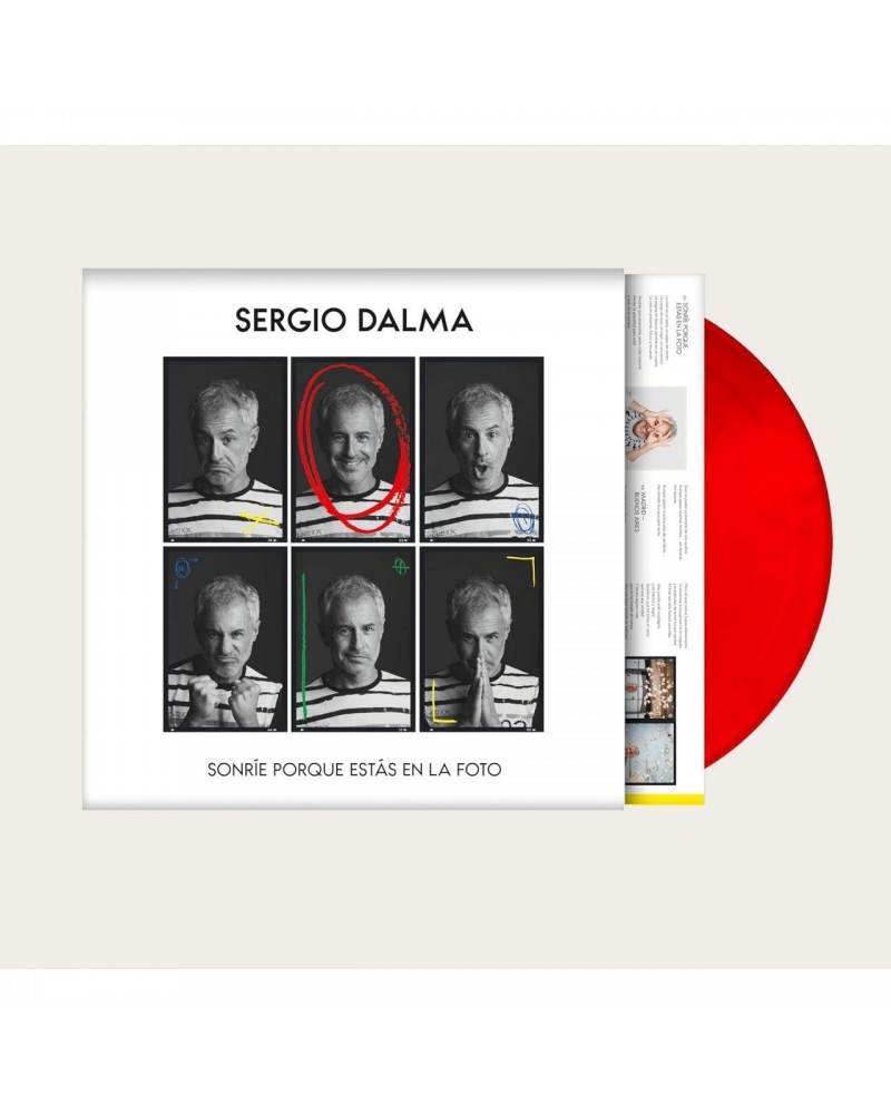 Sergio Dalma Sonrie Porque Estas En La Foto (Red) Vinyl Record $7.69 Vinyl