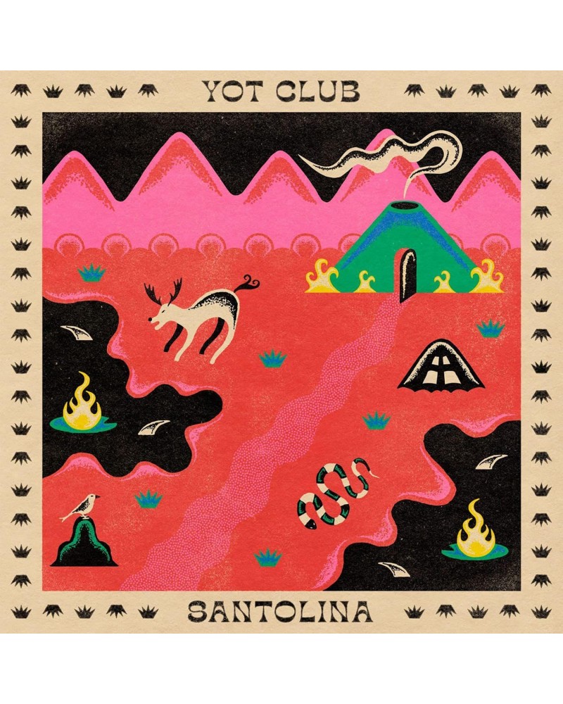 Yot Club Santolina (Pink/Cream) Vinyl Record $11.65 Vinyl