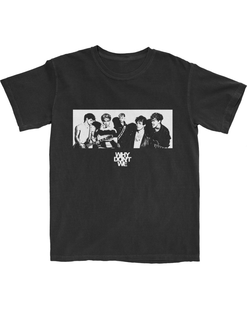 Why Don't We The Band Shot Black T-Shirt $11.58 Shirts