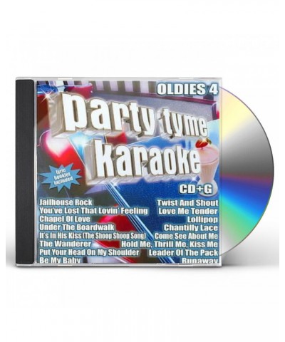 Party Tyme Karaoke Oldies 4 (16-song CD+G) CD $12.40 CD