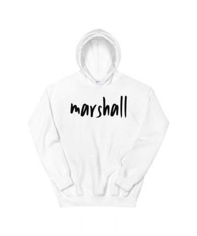 Marshall White Logo Hoodie $7.42 Sweatshirts