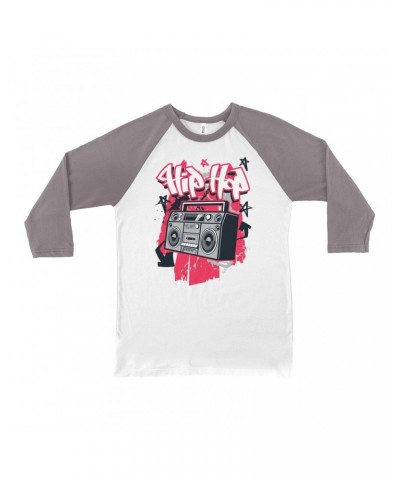 Music Life 3/4 Sleeve Baseball Tee | Hip Hop Life Shirt $6.10 Shirts