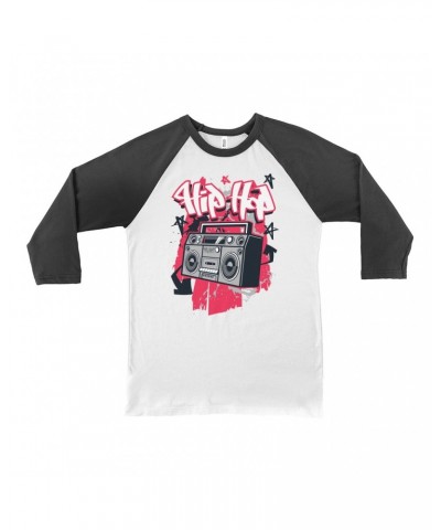 Music Life 3/4 Sleeve Baseball Tee | Hip Hop Life Shirt $6.10 Shirts