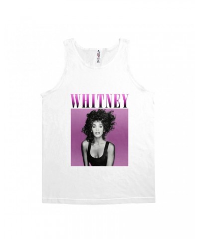 Whitney Houston Unisex Tank Top | Saving All My Love For You Ombre Purple Design Shirt $7.39 Shirts