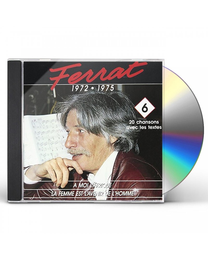 Jean Ferrat VOL. 6-JEAN FERRAT 1972-75 CD $5.94 CD