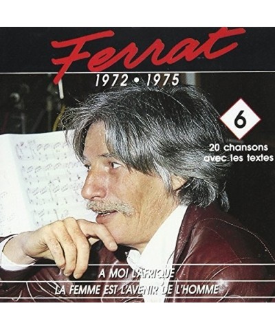 Jean Ferrat VOL. 6-JEAN FERRAT 1972-75 CD $5.94 CD