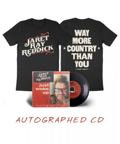 Jaret Reddick Jaret Ray Reddick - Just Woke Up Autographed CD + Tee Bundle $5.87 CD