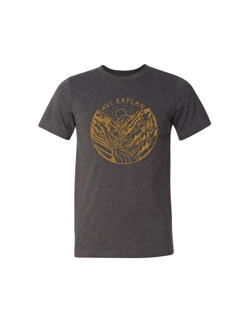 Avi Kaplan Charcoal Mountain Tee $8.87 Shirts