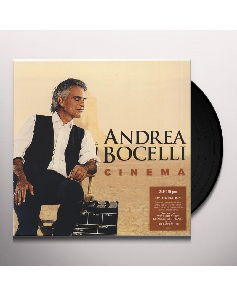 Andrea Bocelli CINEMA (LIMITED) Vinyl Record $5.18 Vinyl