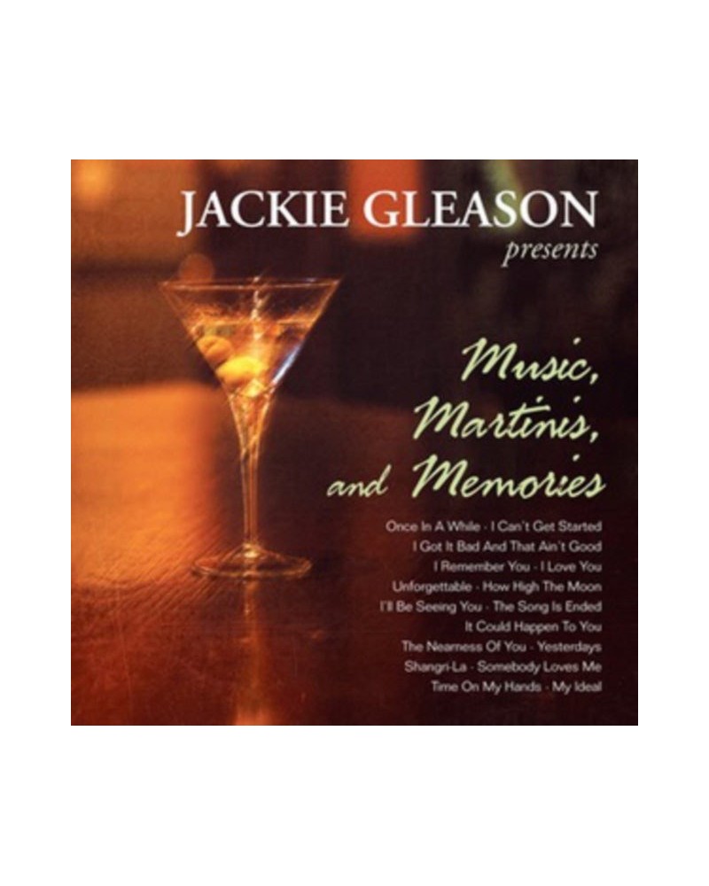 Jackie Gleason CD - Music. Martinis. And Memories $11.27 CD